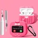 thumbnail image 1 of Funda de silicona para AirPods Pro 2 con kit de limpieza, linda rosa, 1 of 7