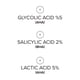 thumbnail image 2 of Almohadillas exfoliantes que cosquilean rostro y cuerpo con ácido glicólico 5%, ácido láctico 5%, ácido salicílico 2%, 2 of 6