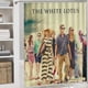 thumbnail image 5 of El loto blanco-theme 4-Piece Shower Curtain Set with Rugs, Waterproof Bathroom Decor Set Includes Bath Mat, U-Shaped Rug, Toilet Lid Cover and Curtain with Hooks, 5 of 6