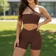thumbnail image 2 of Conjunto Mujer Short Pretina Cruzada y Peto Asimétrico, 2 of 2