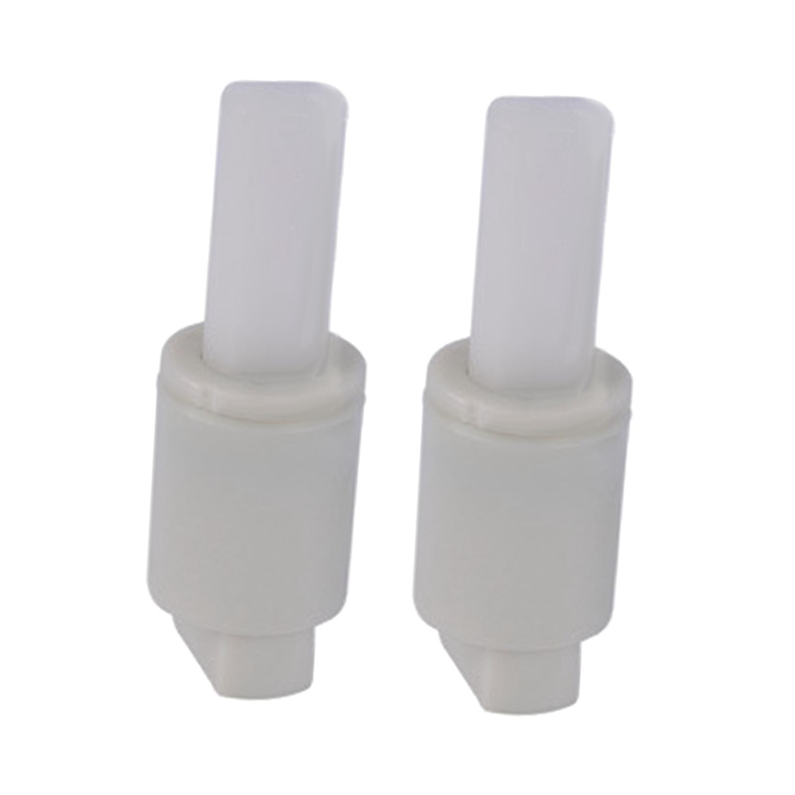 Magideal - Amortiguador De Tapa De Inodoro, Piezas De Conexión De Tapa De Inodoro Universal, Desaceleración Para Reparación De Asiento De Inodoro De Baño, 2 Uds. En Sentido Anti-Horario