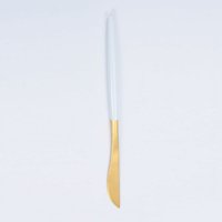 Xmhytop 4 Piezas Cubiertos De, Utensilios De Cocina Y Cubiertos Cotidianos,Cuchillo De Mesa,Gond Blanco