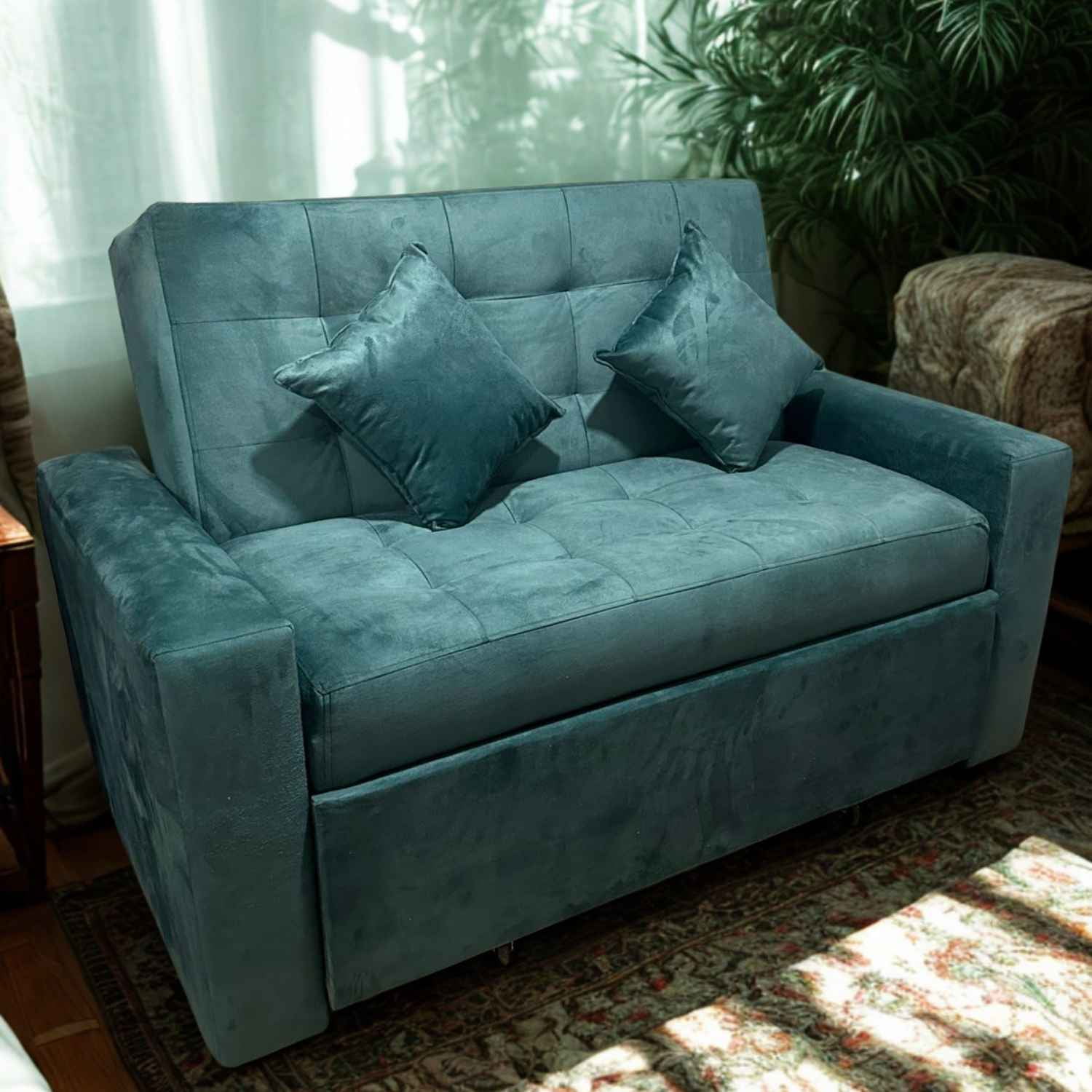Muebles Hvm - Sofa Cama Hvm Cinema Verde Esmeralda