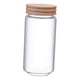 thumbnail image 4 of Tarro De Almacenamiento De Vidrio Transparente Decorativo Sellado Para Galletas De Caramelo De Despensa 7x19cm, 4 of 5