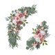 thumbnail image 5 of 2 Guirnaldas Florales Artificiales Para Decoración De Bodas, Coches Y Recepciones, Color Rosa, 5 of 5