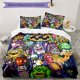 thumbnail image 1 of 3pcs Bedding Set Inspired by My Singing Monsters - Comes with 1 Duvet Cover And 2 Pillowcases, Made of Breathable Polyester, Machine Washable - Ideal for Year-Round Use S856, 1 of 1