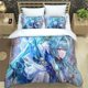 thumbnail image 1 of Genshin Impact Bedding Set,Duvet Cover Comforter Bed Set Quilt Cover Pillowcase, Size Boys Girls Adults Bed Sheets, 1 of 5