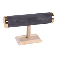 Ioensy - Expositor De Joyas, Pulseras Y Coleteros, Elegante, Para Uso Comercial, Color Gris