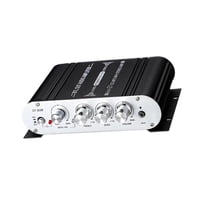 Magideal - Mini Amplificador De Potencia De Audio Amplificador De Audio Amplificador De Subwoofer De Aleación De Aluminio Amplificador De Graves Estéreo De Audio