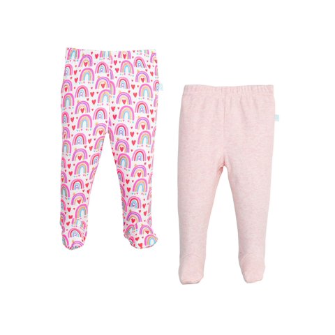 Set 2 Piezas Pantys Bambino Creations Arcoiris Rosado