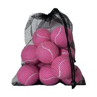 Ioensy - 12 Pelotas De Tenis, Pelotas De Juego Prácticas Para Actividades De Entretenimiento En Interiores, Color Rosa
