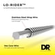 thumbnail image 3 of Cuerdas para bajo DR Strings Lo-Rider de acero inoxidable con núcleo hexagonal de 5 cuerdas 45-125, 3 of 9