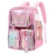 thumbnail image 1 of Mochila Transparente Impermeable Crvint Rosa Linda, 1 of 8