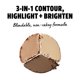 thumbnail image 2 of Paleta de contorno NYX PROFESSIONAL MAKEUP en 3 pasos para esculpir, 2 of 6