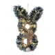 thumbnail image 5 of Guirnalda De Conejito De Pascua Decoración De Puerta Delantera Guirnalda De Orejas De Conejito Con Blanco Claro, 5 of 5