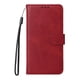 thumbnail image 2 of Funda Billetera para Xiaomi Poco M7 4G con Porta Tarjetas y Soporte Ajustable Rojo, 2 of 6