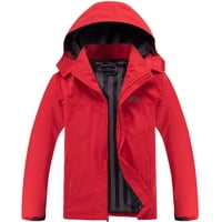 Chubasquero Otu, Ligero E Impermeable, Con Capucha, Para Hombre, Color Rojo M