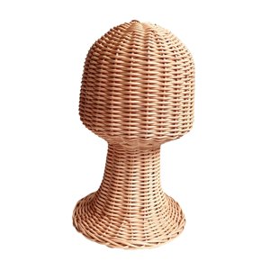 Ioensy - Soporte Para Exhibición De Sombreros, Soporte Para Peluca, Ratán Ligero Multiuso Para Mesa, Tienda, Hogar