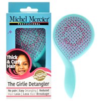 Cepillo Michel Mercier Detangler Para Cabello Grueso Y Rizado Rosa Turquesa Mujer