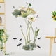 thumbnail image 2 of Beautiful Lotus Flower Dragonflies Fish Wall Decor - Removable Chinese Wall Art for Living Room Decor, 2 of 4