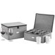 thumbnail image 1 of Set de estuches de almacenamiento para copas y vasos de vino STOZU con interior acolchado, 1 of 8