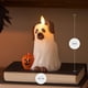 thumbnail image 3 of Vela Luminara con diseño de perro fantasma de Halloween, 10 x 15 cm, LED para interiores, 3 of 7