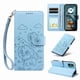 thumbnail image 1 of Funda Billetera FOXDOCK Compatible con Motorola Moto E15, Diseño Perrito Tierno, Ranuras para Tarjetas y Soporte Plegable, 1 of 6