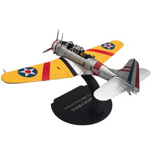 Bothyi - Modelo De Avión Amarillo Fundido A Presión A Escala 1/72 Para Estantería De Casa