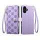 thumbnail image 1 of Funda Billetera con Cierre para [iphone 16 Plus] con Tarjetero, Soporte y Correa de ManoMorado, 1 of 5