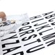 thumbnail image 4 of Pegatinas SIXQJZML, 10 hojas, 3 x 2,5 cm, números y letras para buzones, 4 of 7