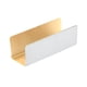 thumbnail image 2 of Molde Para Galletas, Molde Largo Para Pasteles, Cortador De Galletas Rectangular Para Hornear, Postre, Pastelería, Dorado, 2 of 3