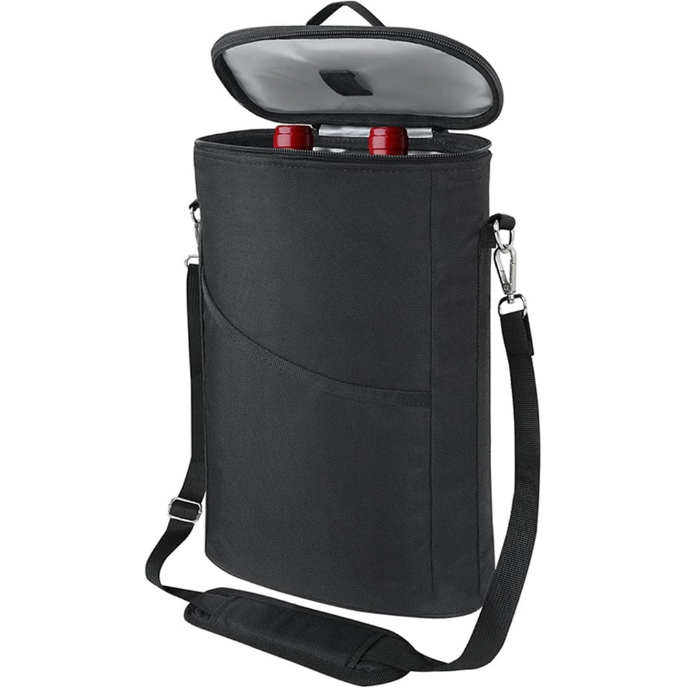 Xusx111 - 2 Botella De Vino Portador Tote, Bolsa De Enfriador De Vino A Prueba De Fugas Aislada, Bolsa De Viaje De Vino Para La Playa De Picnic, Bolsa De Transporte Portátil De Botella De Vino, Regalo
