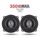 thumbnail image 1 of Parlantes de Auto Pcinener TS-1372 350w de Poder Color Negro, 1 of 3