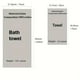 thumbnail image 4 of 1/2/4pcs Cotton Material Thickened Embroidered Towel Set, Crown Pattern Soft Absorbent And Not Faded, 13.7*29.5in Hand Towel And 27.6*55in Bath Towel Set, Suitable For Family Use, 4 of 5