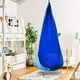 thumbnail image 3 of Columpio Sensorial Hamaca Niños Interior Y Exterio Con Cojín Inflable-azul, 3 of 5