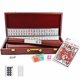 thumbnail image 1 of Set de Mahjong Americano usamjtable con 166 fichas y soporte de madera, 1 of 8