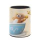 thumbnail image 3 of Aventura en el Parque Temático de Rilakkuma-theme Cylinder Pen Holder Pencil Organizer with Flannel Lining PVC Leather Material Cardboard Base for study work 10*8CM, 3 of 6