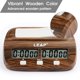 thumbnail image 3 of Reloj de ajedrez LEAP con temporizador digital profesional, aspecto de madera, 3 of 6