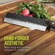 thumbnail image 5 of Cuchillo Nakiri True Utility 5Cr15MoV con Mango de Madera Monzo, 5 of 6
