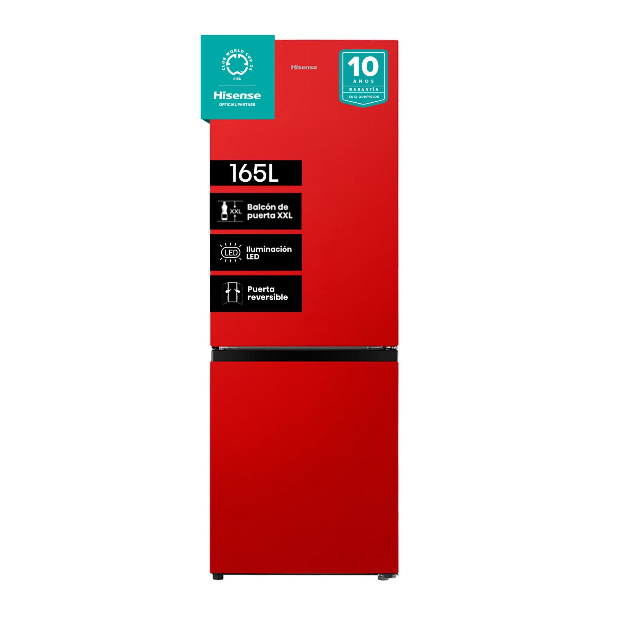 Hisense - Refrigerador Bottom Freezer Frío Directo 165 Litros Rb215Nr