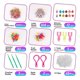 thumbnail image 2 of Kit Para Hacer Pulseras De Elástico 30 Colores 2500uds, 2 of 5