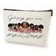 thumbnail image 1 of Bolsa de Maquillaje LANBAIHE Dios Dice Que Eres Única y Especial, 1 of 8