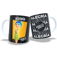 Arumistorechile - Tazon Taza Colección Intensamente 2 Alegria Negro