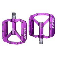 Magideal - Pedales De Bicicleta De Montaña, Accesorios De Ciclismo, Clavos Para Rodamientos, Pedales Planos De Aleación De Aluminio. Púrpura