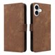 thumbnail image 1 of Funda Billetera para iPhone 16 Plus con Soporte - Cartera de Cuero con Ranuras Marrón, 1 of 5
