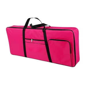 Bothyi - Estuche Para Teclado De 61 Teclas, Estuche De Transporte, Impermeable, Funda Para Piano Para Estudio De Música, Color Rosa Y Rojo