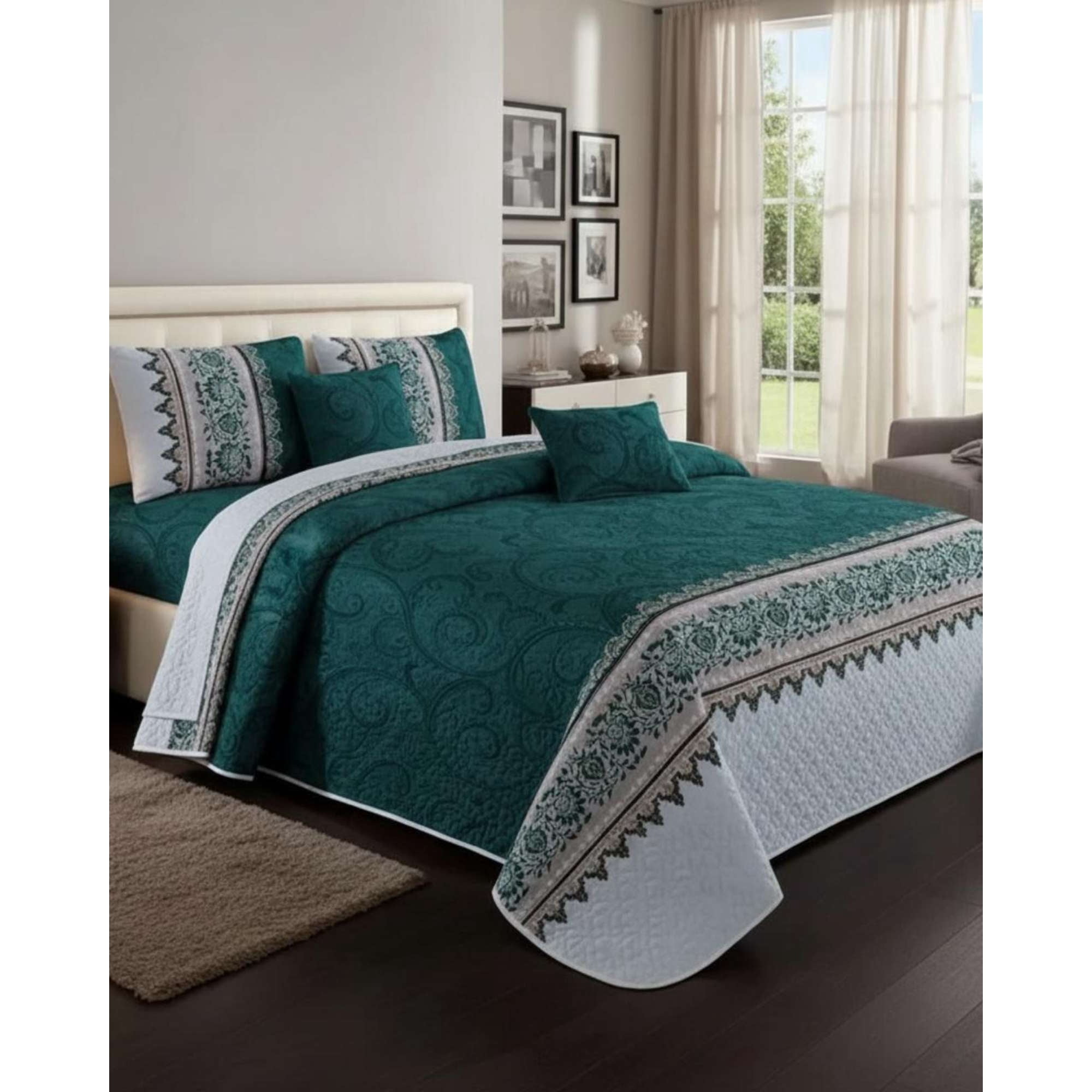 Genérico - Sabana Con Cubrecama De Verano Plaza Y Media + 1 Almohada