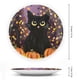 thumbnail image 2 of Plato Decorativo de Porcelana Desmarcar Fiesta del Gato Negro 15 cm, 2 of 6