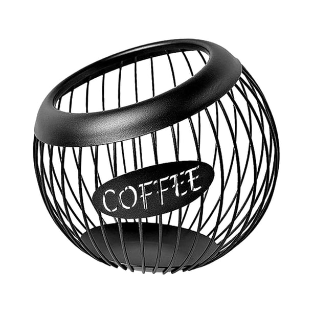 Soporte Para Cápsulas De Café, Organizador De Escritorio Duradero Para Oficina, Sala De Estar, Encimera, Negro