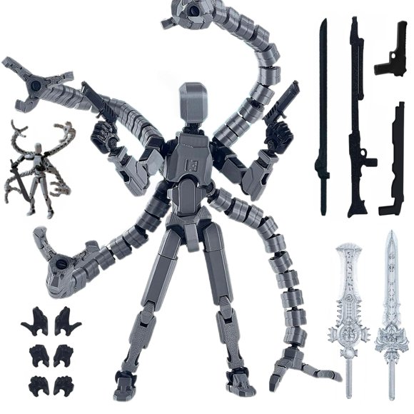 Figura de acción VZNYBL Titan13 robot articulado de 18 cm